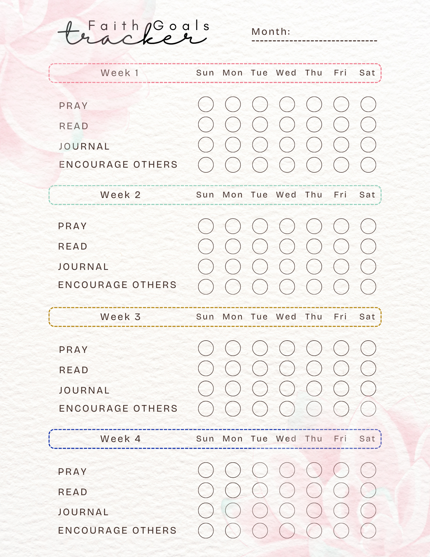 Bloom In Grace: A 30-Day Guided Prayer Journal for Moms (Digital Download)