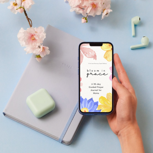 Bloom In Grace: A 30-Day Guided Prayer Journal for Moms (Digital Download)