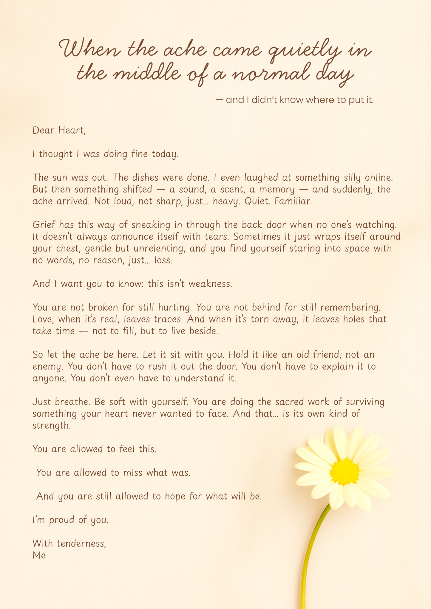 Whispers to My Weary Heart – Healing Letters Journal (Digital Download)